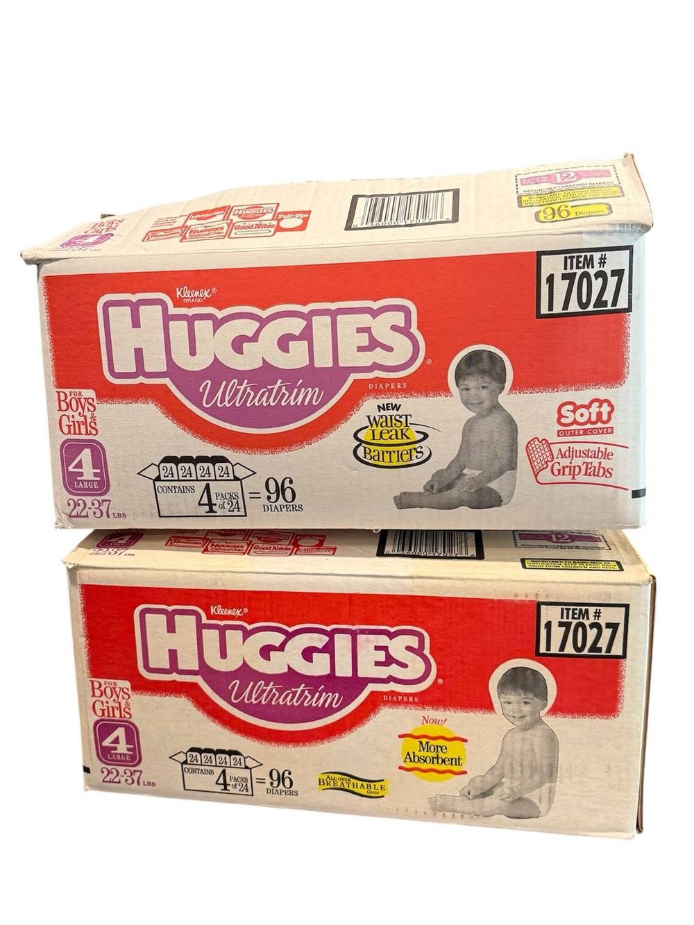 Vintage Huggies Ultratrim boxes BOXES ONLY 90s movie prop empty
